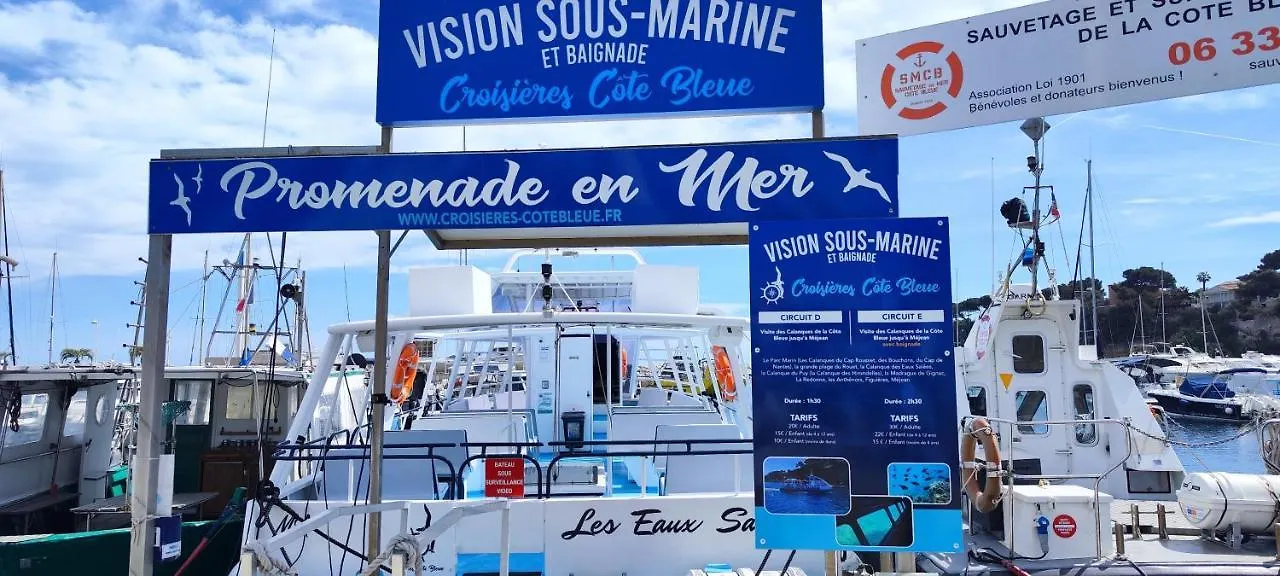 Bel appartement avec vue panoramique sur le port Carry-le-Rouet