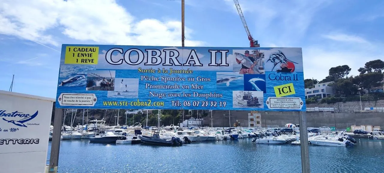 Bel appartement avec vue panoramique sur le port Carry-le-Rouet